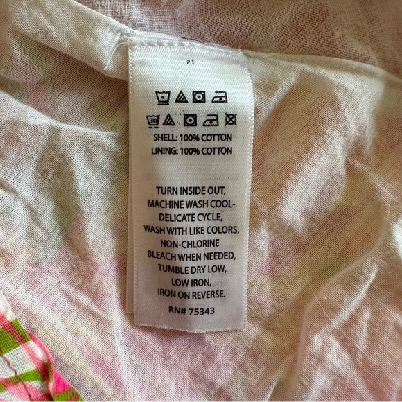 Tommy Bahama Cotton Sundress Size 4 - Picture 3 of 6